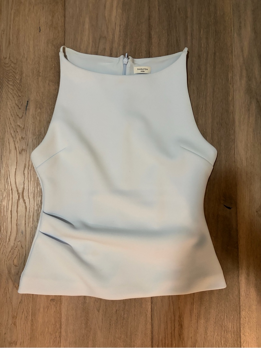 Babaton Plein Air (light blue) High-Neck Sleeveless Camisole